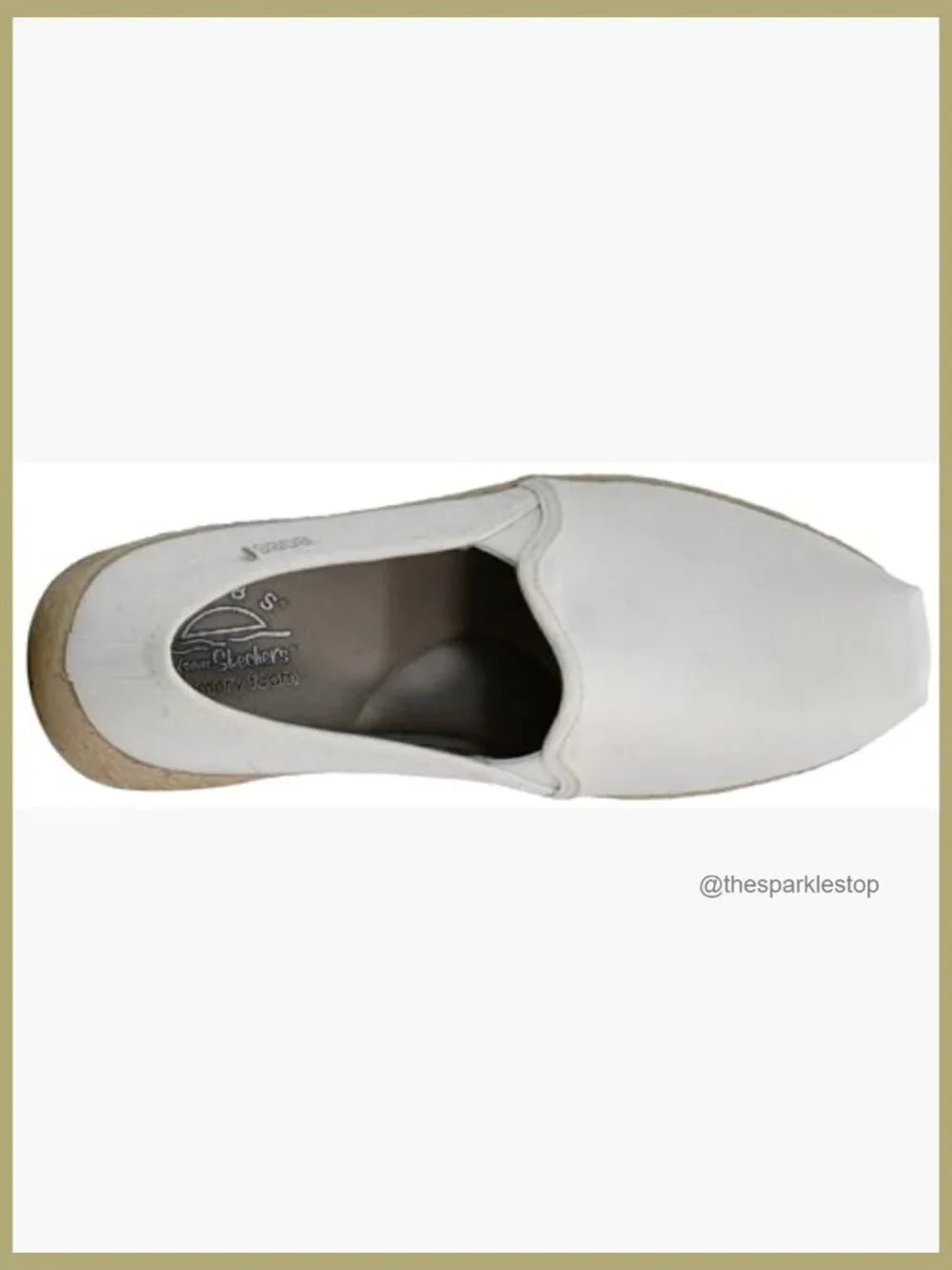 Canvas Espadrille Platform Sneakers with Memory Foam